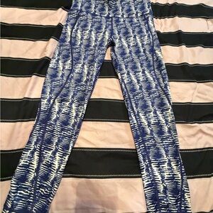 Vineyard Vines Blue and White Performance Leggings